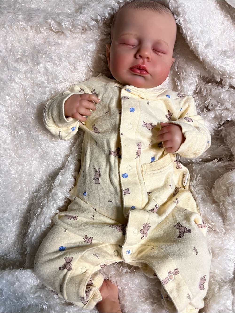 Reborn infant boy girl heavy fabric body realistic therapy doll newborn baby